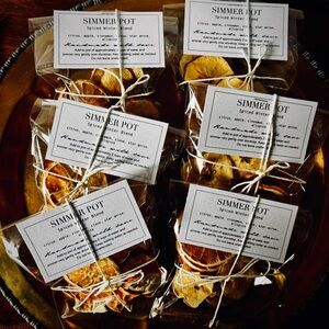 All-Natural Stovetop Simmer Pot Potpourri Set of 6